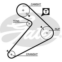 Timing Belt Gates T091 For MITSUBISHI EXPRESS L 200 TRITON