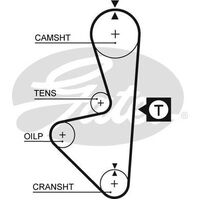 Timing Belt Gates T147 For HOLDEN JACKAROO RODEO ISUZU MU