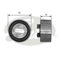 Timing Belt Tensioner Pulley Gates T41030 for Mazda 121 Metro DW Hatchback 1.5 Petrol 4cyl 64kW