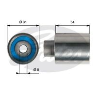 Timing Belt Idler Gates T41239 for Subaru Forester SG SUV S Turbo AWD 2.0 Petrol-T EJ205