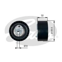 Timing Belt Tensioner Gates T43035 for Renault Megane D95 Coupe TCe (DZ1N) 2.0 Petrol F4R.874