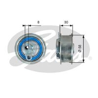 Timing Belt Tensioner Gates T43219 for Volkswagen Golf MK 6 1K Wagon, 103 TDI Comfortline 2.0 Diesel-T CFHC