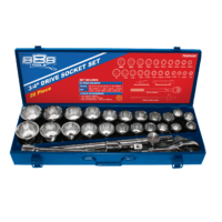 Socket Set 26 Piece 12 Point 3/4 Drive - Metal Box 888 by SP Tools T820400 