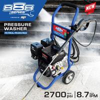 Petrol Powered Pressure Washer by 888 (SP Tools) 2700PSI  - 8.7LPM  T8240P