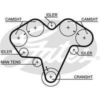 Timing Belt Gates T998