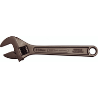 8" Super-Satin Adjustable Wrench T&E Tools 10208