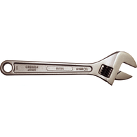 10" Super-Satin Adjustable Wrench T&E Tools 10210