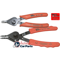 Straight Convertible Circlip Pliers Set T&E Tools 116