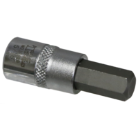 3/8"   x 1/4"Dr. In-Hex Socket 35mm L T&E Tools 12912