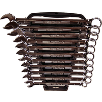 11Pc. Metric Combination Wrench Set T&E Tools 13100