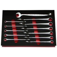 12Piece  Dolphin Metric Combination Wrench Set T&E Tools 13102