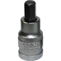 1/8"   x 1/2"Dr. In-Hex Socket 55mm Long T&E Tools 14904