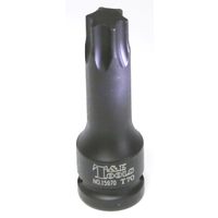 T70 1/2" Drive Torx-r Impact Sockets 78mm Length T&E Tools 15970
