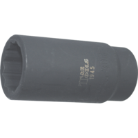 30mm 1/2" Drive Deep Impact 12 Point Socket T&E Tools 1945
