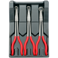 Spark Plug Boot Removal Pliers  Extra Long  3Pc. Set T&E Tools TE-205