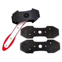 Ratcheting Brake Caliper Piston Tool W/4 Plates  T& E Tools 2069