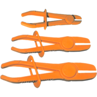 3Pc. Flexible Line Clamp Pliers Set T&E Tools 2075