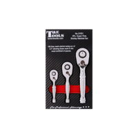  3 Piece Super Fine Stubby Ratchet Set T&E Tools TE-21531