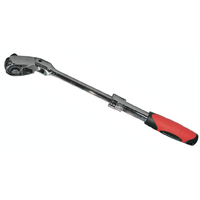 1/4" Drive Flex-Head Extendable Ratchet 175-225mm T&E Tools 22698 ​