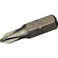 1/4" Hex Bit (#1 Phillips) T&E Tools 30501