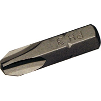 1/4" Hex Bit (#3 Phillips) T&E Tools 30503