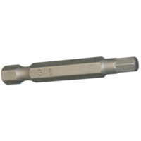 3/16" x 1/4" Hex In-Hex Power Bit T&E Tools 30618