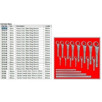 24mm Heavy-Duty Offset Ring Wrench T&E Tools 3316-24