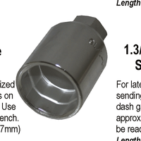 Dual Size Oil Pressure Switch Socket T&E Tools 4012