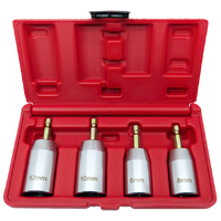 Stud Puller Socket 1/4"Hex Drive 4Pc. Set T&E Tools TE-5060 6mm 8mm 10mm 12mm Ideal for Cordless Drills