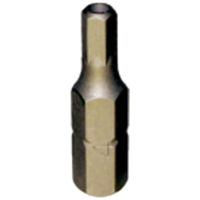 4mm x 1/4" Hex Tamper In-Hex Insert Bit T&E Tools 50754