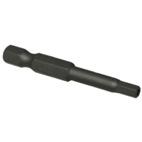 4mm x 1/4" Hex Tamper In-Hex Power Bit T&E Tools 50773