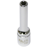 E5   x 1/4"Dr. Female Torx Socket  50mm Long T&E Tools 52705