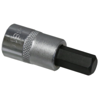 10mm Metric In-Hex Sockets 3/8" Drive x 50mm Length T&E Tools 53810