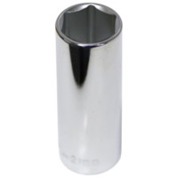 21mm x 1/2" Drive Deep Socket (6 Point) T&E Tools 54421