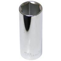 22mm x 1/2" Drive Deep Socket (6 Point) T&E Tools 54422