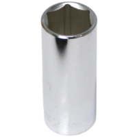 23mm x 1/2" Drive Deep Socket (6 Point) T&E Tools 54423