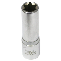 E18 x 1/2"Dr. Female Torx Socket 77mm long T&E Tools 54718