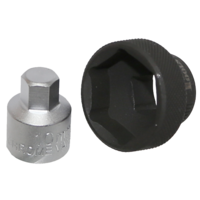 Differential Drain Plug Sockets 2 Piece Set for Toyota T&E Tools 5504