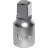 10mm Square Male Drain Plug Socket T&E Tools 5516