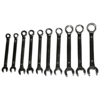 Metric Mini Combination Wrench 10 Piece Set T&E Tools 5594