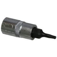 T8 Torx-r Socket 1/4"Drive x 38mm Length T&E Tools 5808