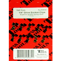1/4"Drive Clips (10) T&E Tools 5920-C