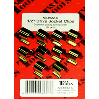 1/2" Drive Clips (10) T&E Tools 5922-C