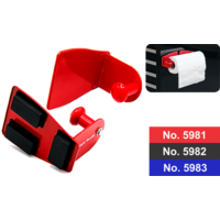 Magnetic Paper Towel Holder Red for Toolboxes T&E Tools 5981