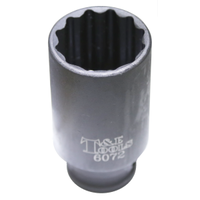 32mm x 1/2"Dr FWD Axle Nut Socket 80mm Long T&E Tools 6072