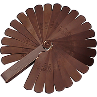 25 Blade Stainless Steel Feeler Gauge T&E Tools 7015