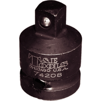 3/8" Drive x 1/4"Drive Impact Adaptor T&E Tools 73208