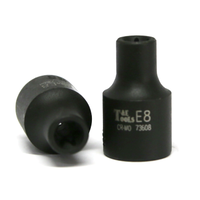 E8 3/8" Drive E-Series Torx-r Impact Socket 28mm Long T&E Tools 73608