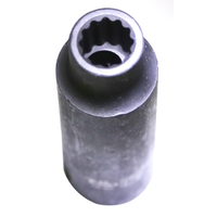 7/16" x 1/2" Drive Deep 12 Point Impact Socket T&E Tools 74314L