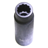 9/16" x 1/2" Drive Deep 12 Point Impact Socket T&E Tools 74318L
